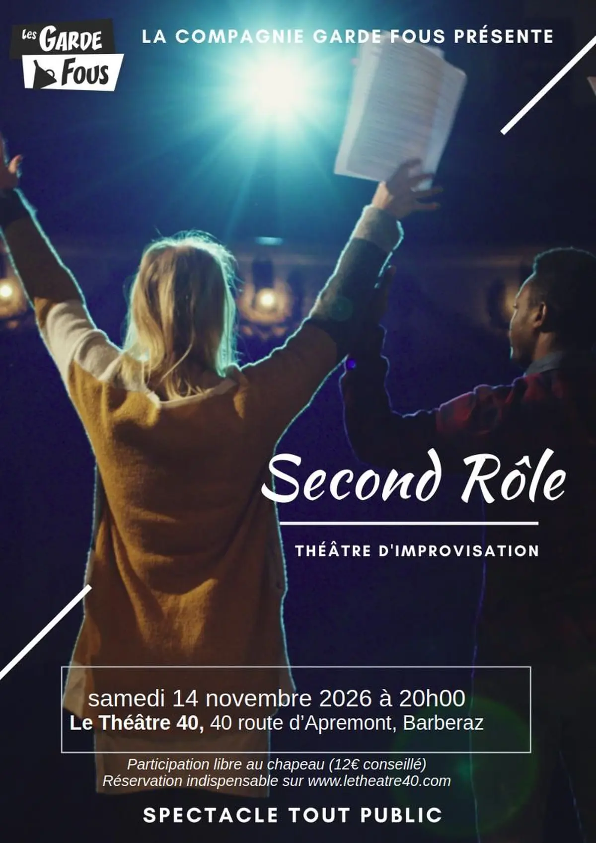 Second rôle, théâtre d'impro