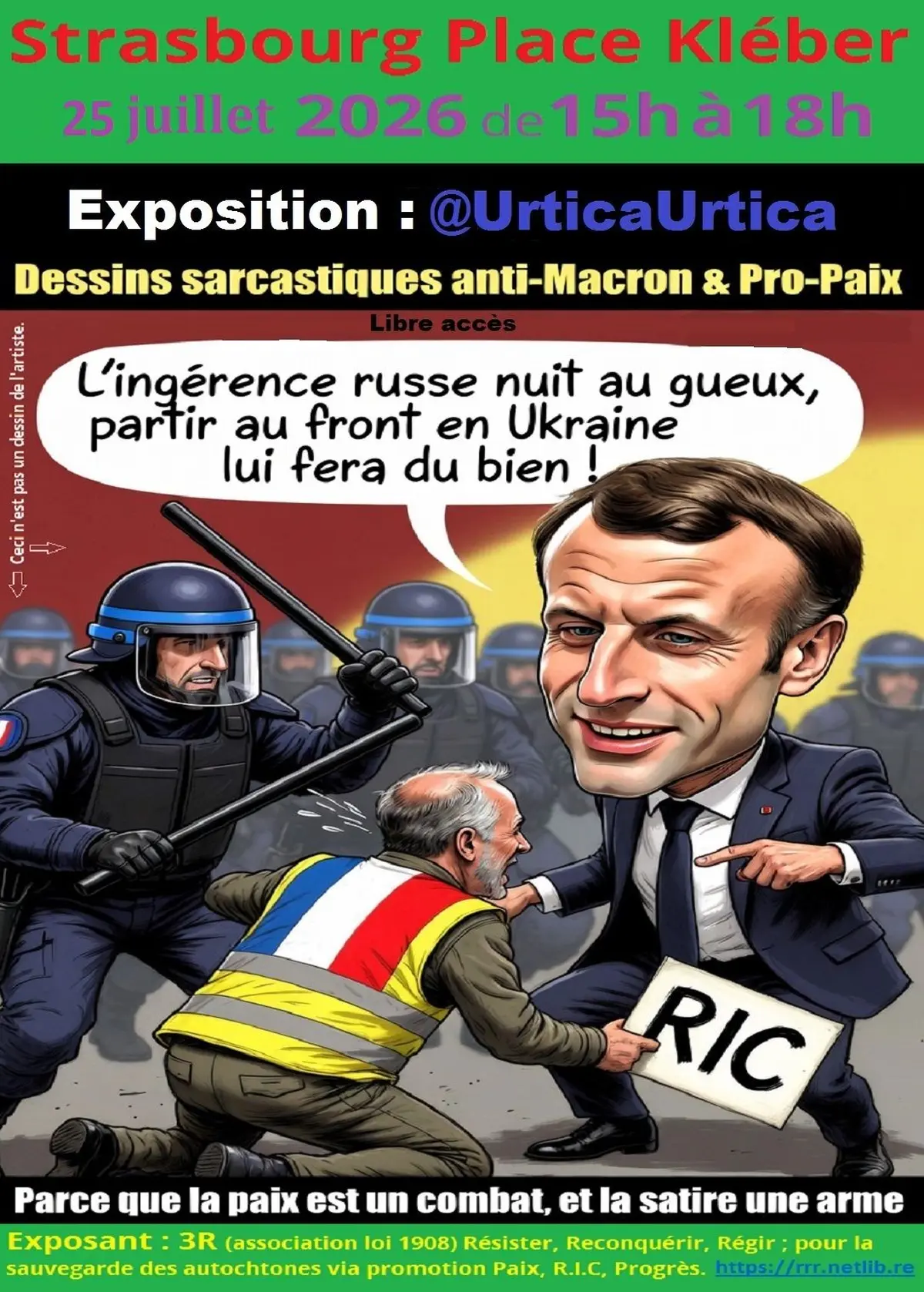 Expo Urtica : l’artiste contemporain qui dessina la décadence de l’occident !