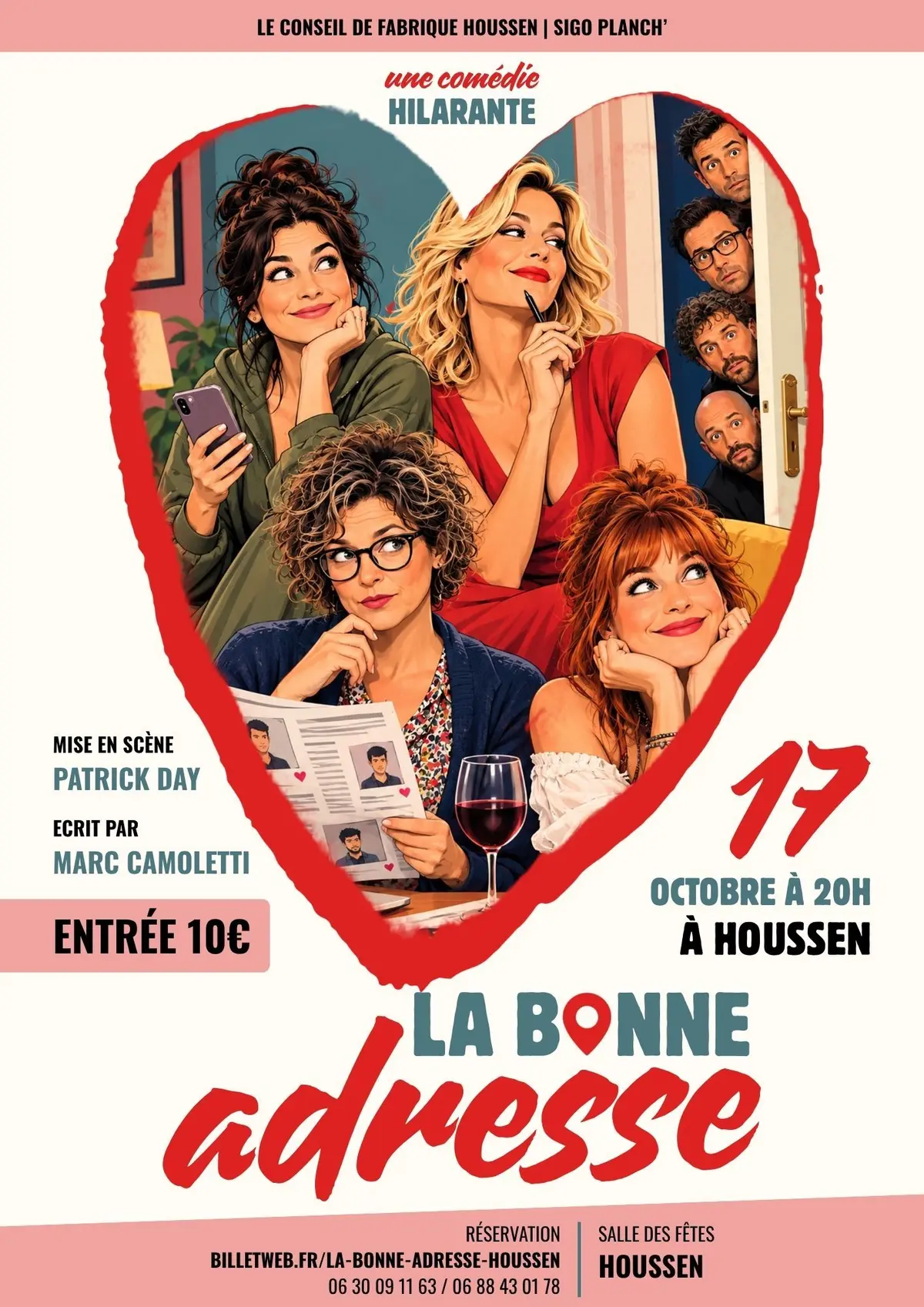 La Bonne Adresse - Pièce de Théâtre à Houssen