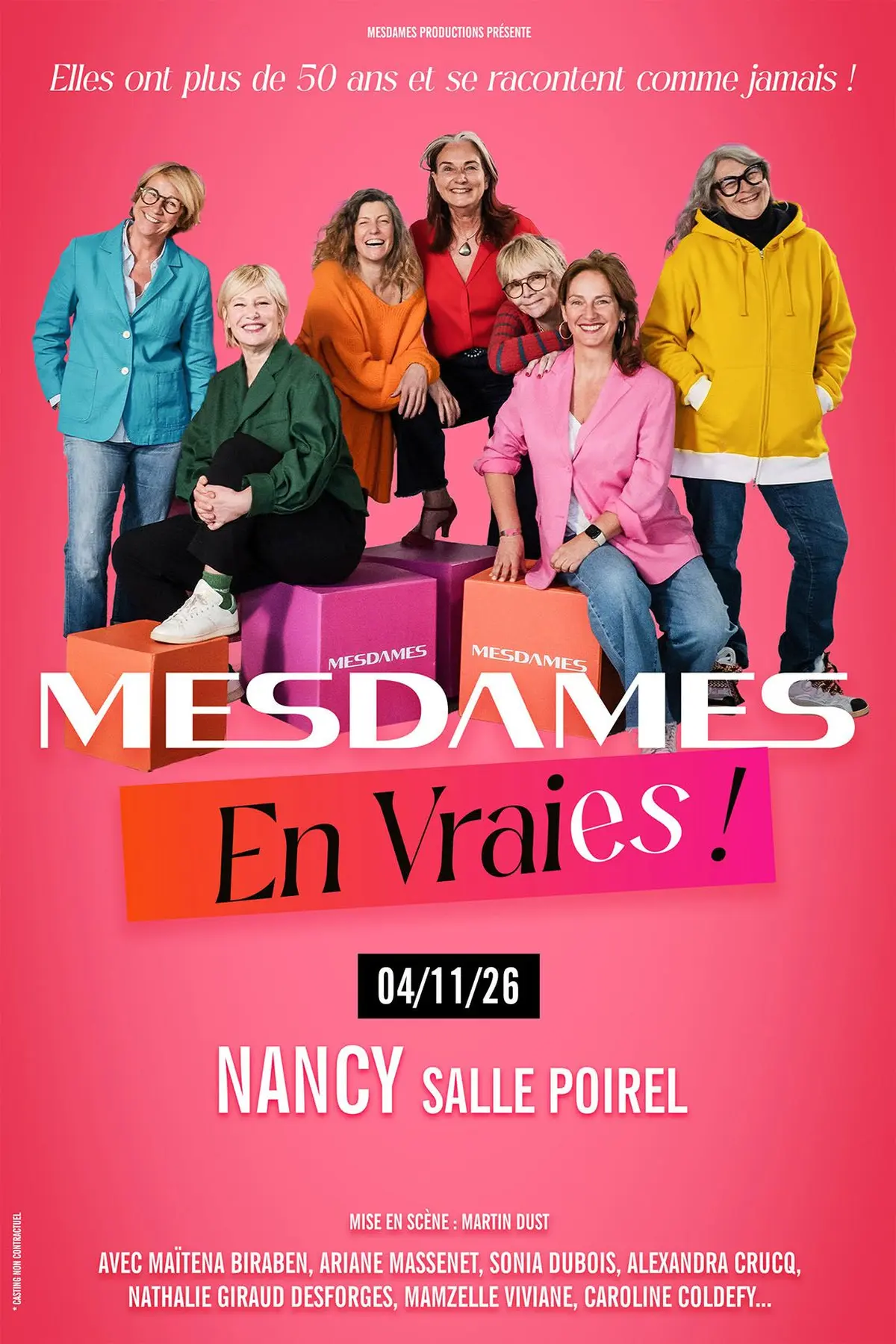 Mesdames en vraies ! On monte sur scène, venez-nous voir'