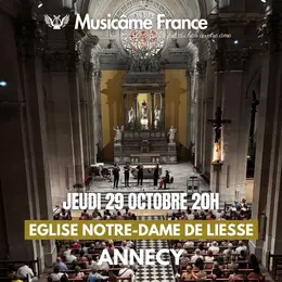 Concert à Annecy : Bach, Vivaldi, Schubert, Rachmaninov, Saint-Saëns, Elgar,