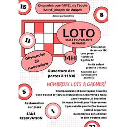 Loto de l'école St-Joseph