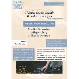 Présentation interactive de la TCSB (thérapie cranio-sacrale biodynamique)