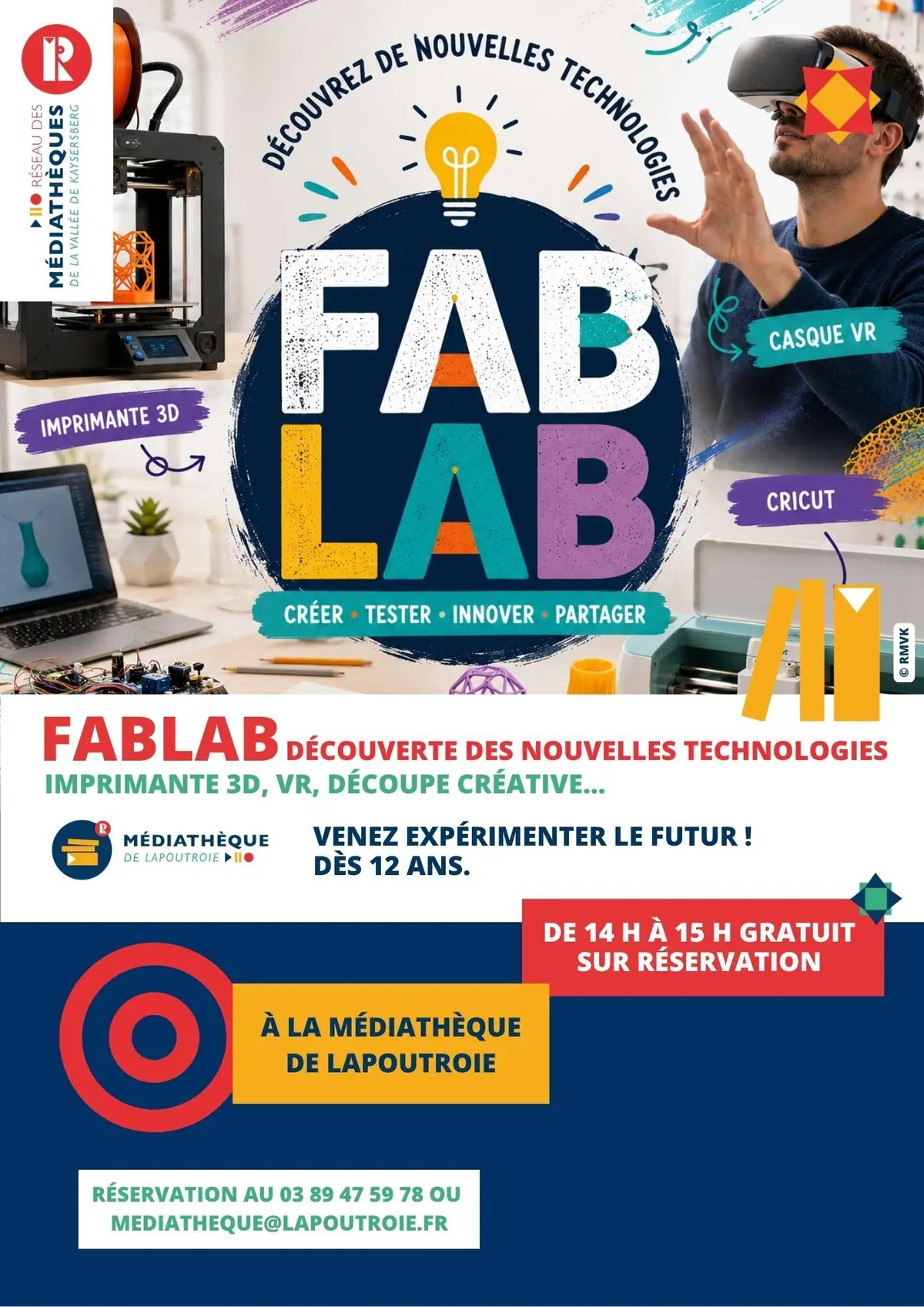 Fablab : Découverte des nouvelles technologies