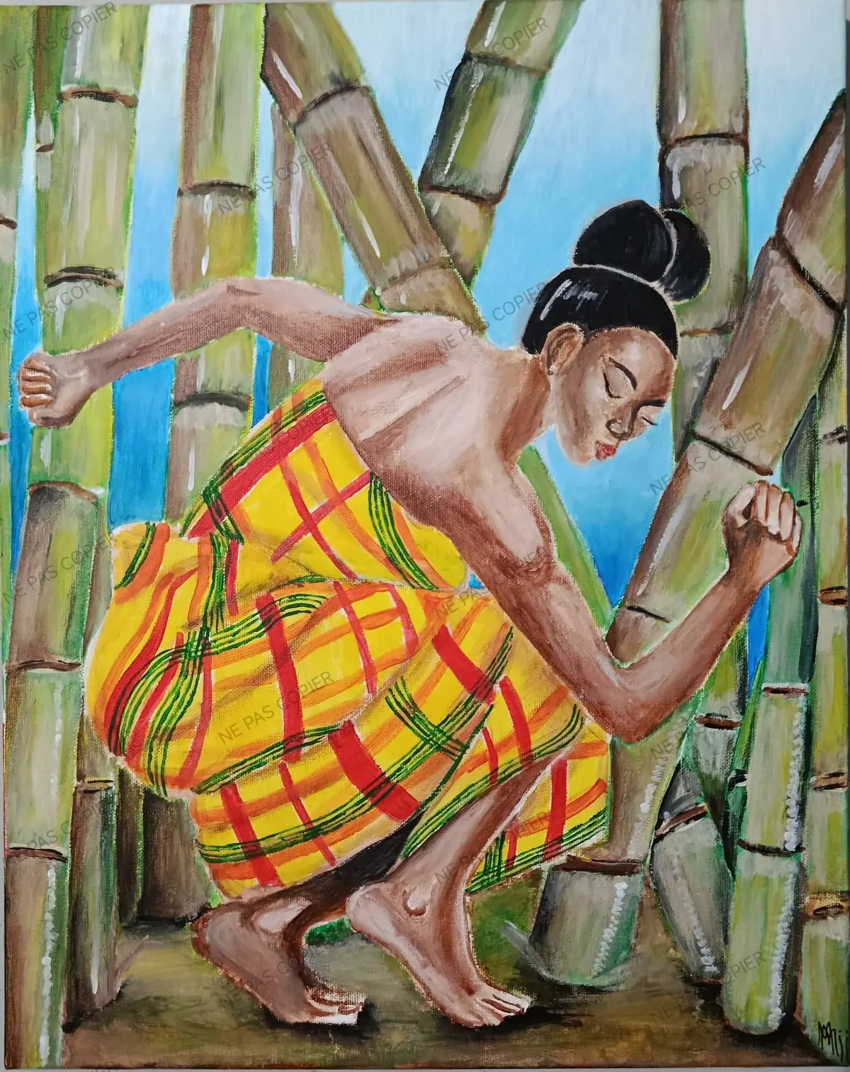 Et si le madras pouvait se peindre?