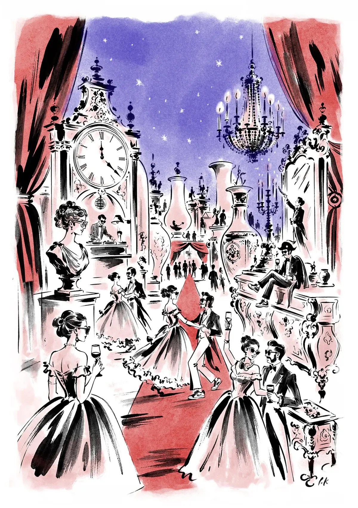 Un Bal Second Empire à Biron, pour la Fête des Puces