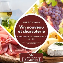 Apéro Dago' : vin nouveau, vins d'Alsace et charcuterie
