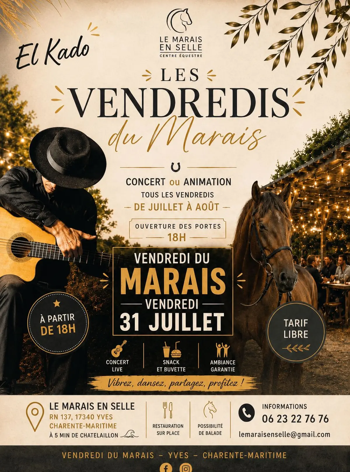 Concert El Kado et Guinguette