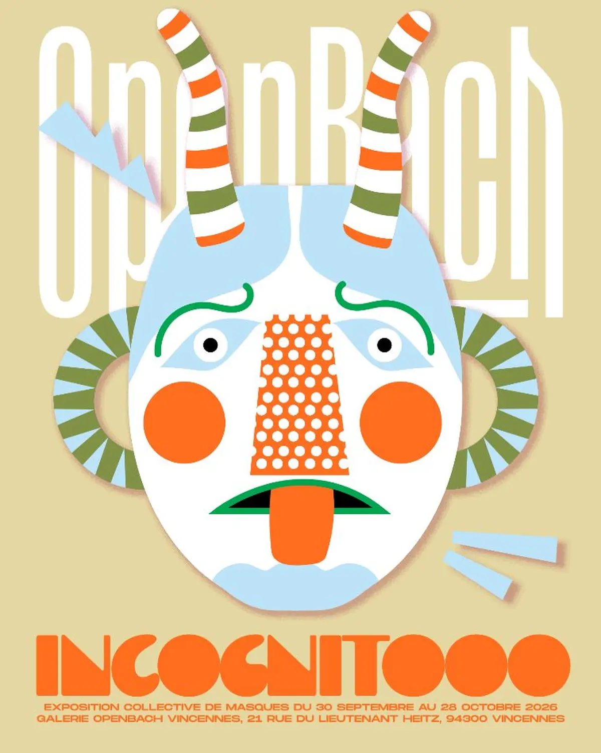 INCOGNITOOO - Exposition collective de masques