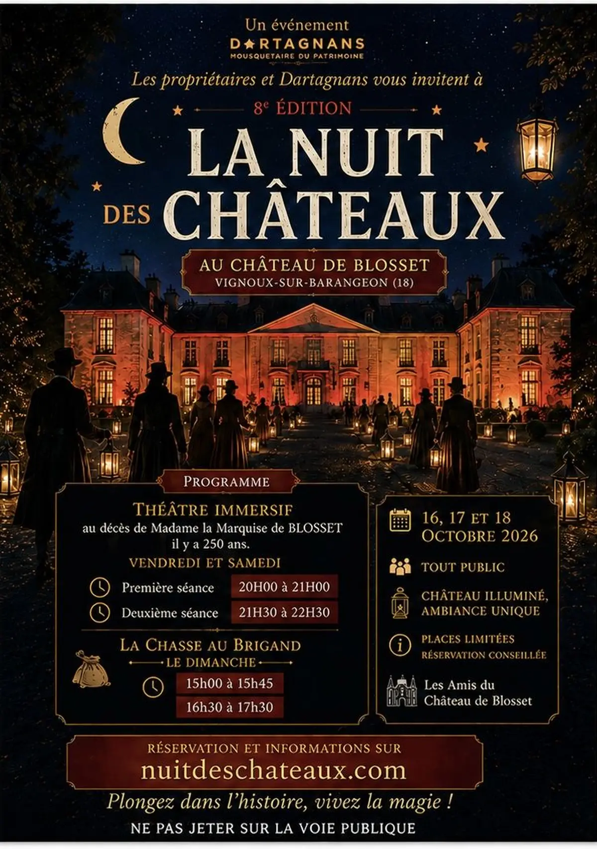 La Nuit des Châteaux au Château de Blosset