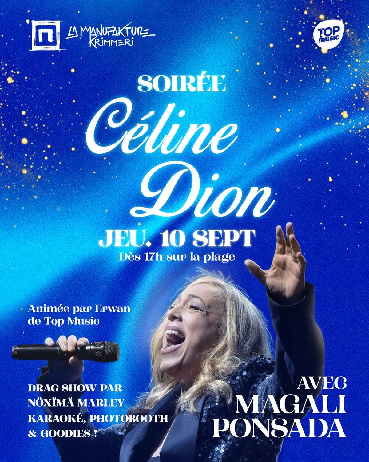 Soirée Céline Dion à La Manufakture Krimmeri !