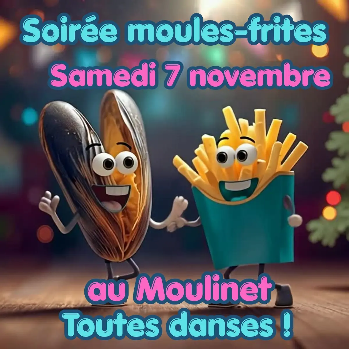 Soirée moule frites et danse