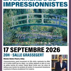 Conférence en histoire de l'art : Monet et l'impressionnisme, peindre la lumière