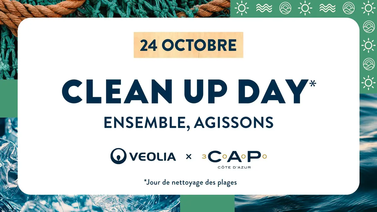 Le 24 octobre : participez au Clean Up Day de CAP3000 !