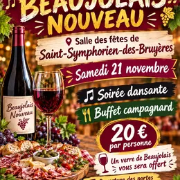 repas dansant beaujolais nouveau