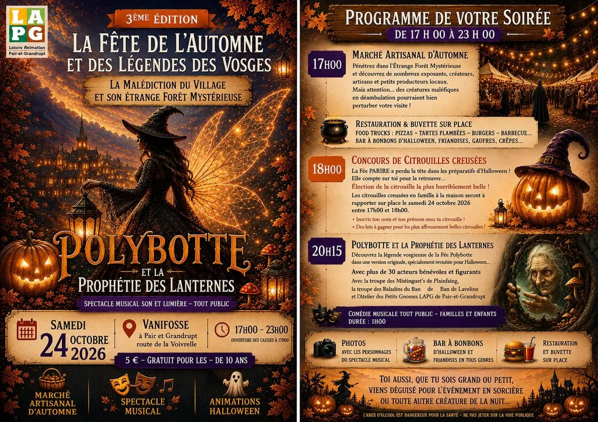 3e Edition de la Fête de l'Automne et des Légendes des Vosges - à Vanifosse
