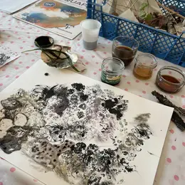 Atelier d’Art Zen : Noël, encre et empreintes végétales