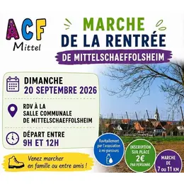 Marche de la rentrée