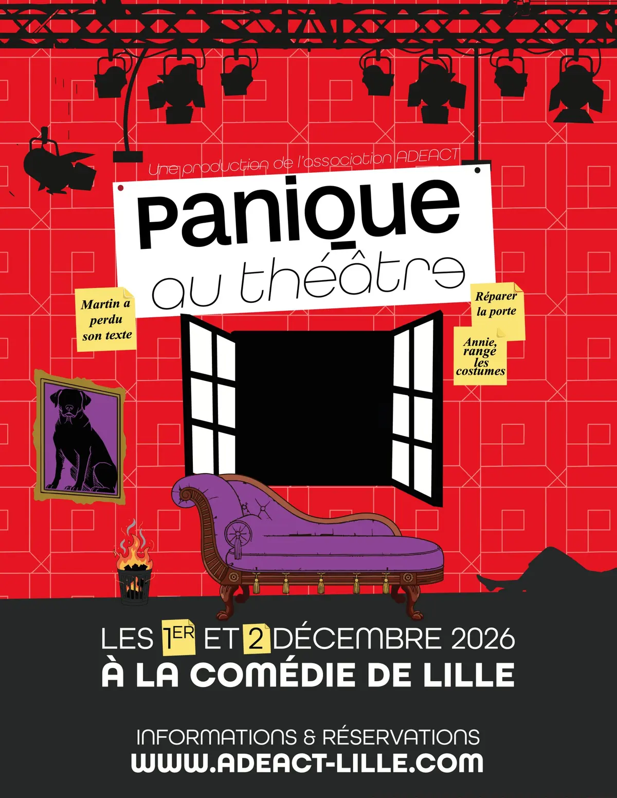 Panique au Théâtre - Une comédie ADEACT