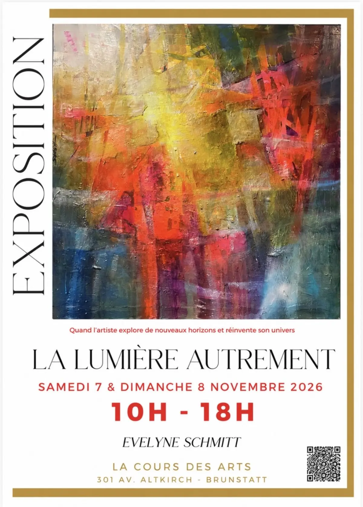 Exposition  La lumière autrement  par Evelyne Schmitt