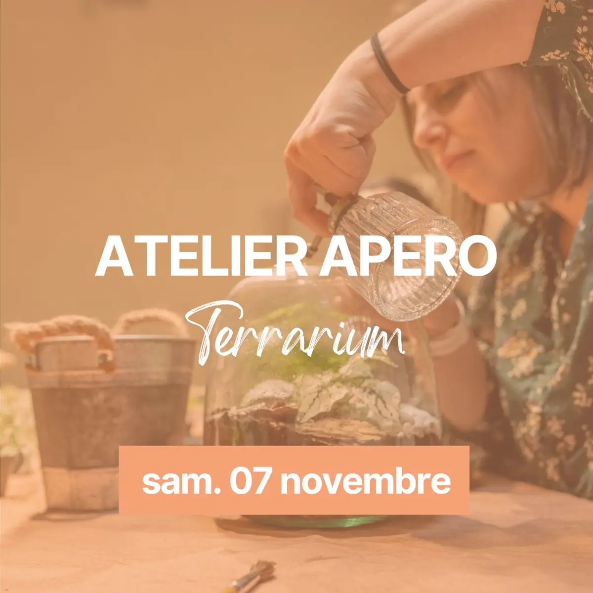 Atelier apéro terrarium