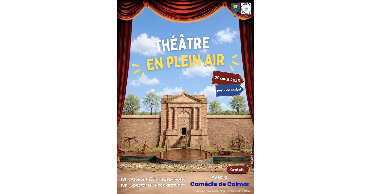 Théâtre en plein air avec la Comédie de Colmar