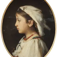 Visite guidée - L'Italie au cœur des collections &copy; Jean-Jacques Henner, Italienne (étude) © C. Kempf