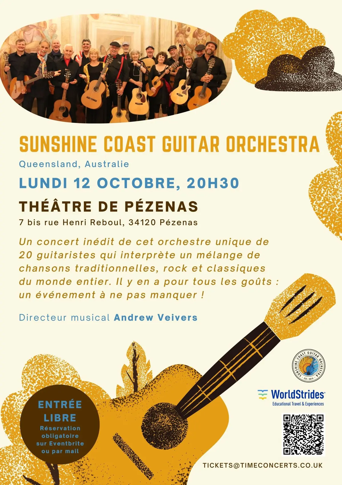 Sunshine Coast Guitar Orchestra à Pézenas 