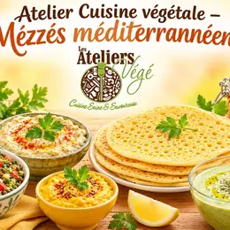 Cours de cuisine végétale Mezzés méditerranéens – pour repas ou apéro