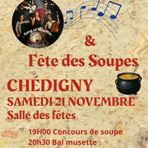 Concert et bal avec Ganf of Musette et Concours de soupe