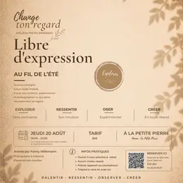 Change ton regard - Ateliers photo immersifs au fil de l’été 2026