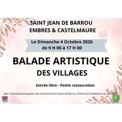 Balade artistique  Saint Jean de Barrou & Embres et Castelmaure