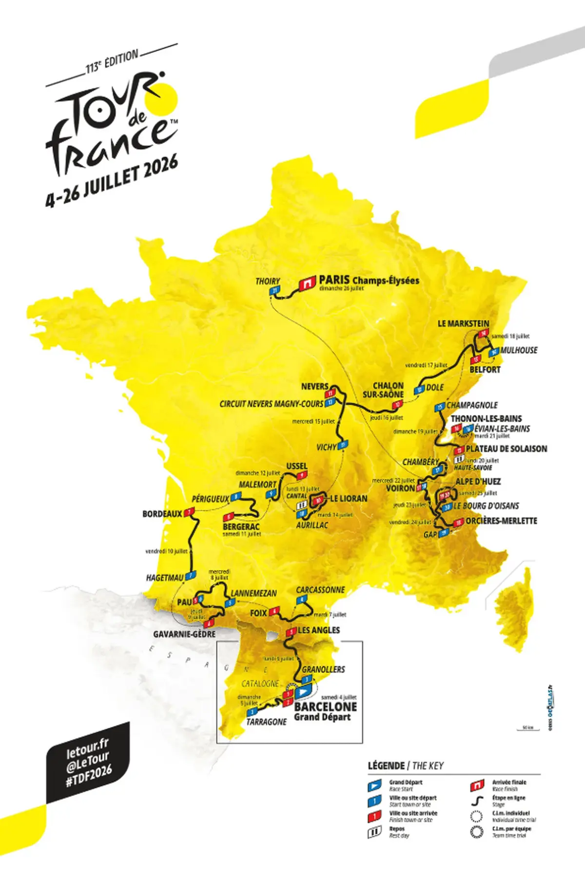 8e étape du tour de France à Sarlat