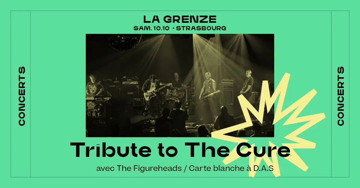 Tribute to The Cure avec The Figurheads Carte blanche 