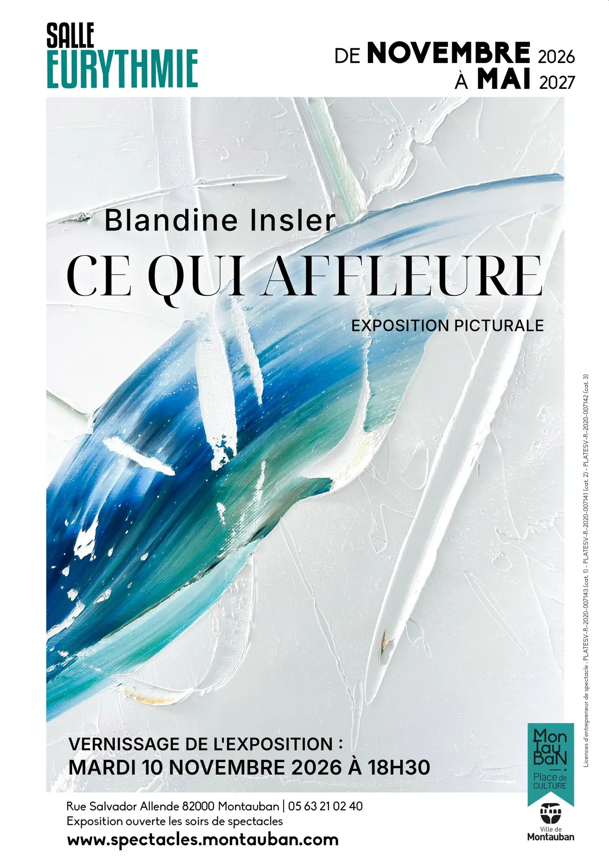 Exposition de peinture Ce qui affleure