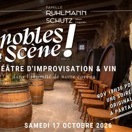 Vignobles en scène Alsace: Soirée Théâtre d'Improvisation &Vins