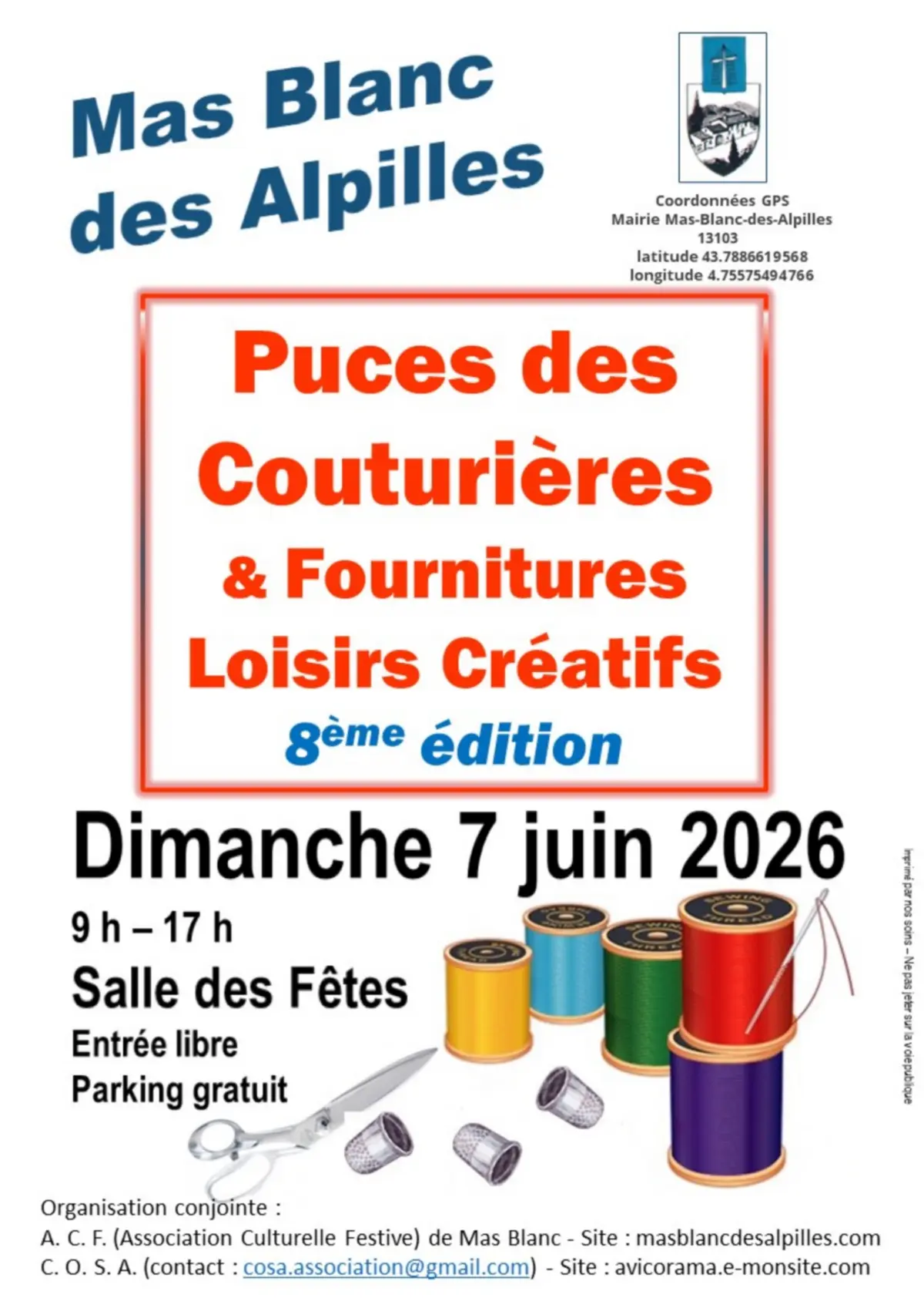 8ème Puces des Couturières & Fournitures Loisirs Créatifs