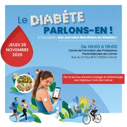 Journée mondiale du diabète : s’informer aux Hôpitaux Civils de Colmar