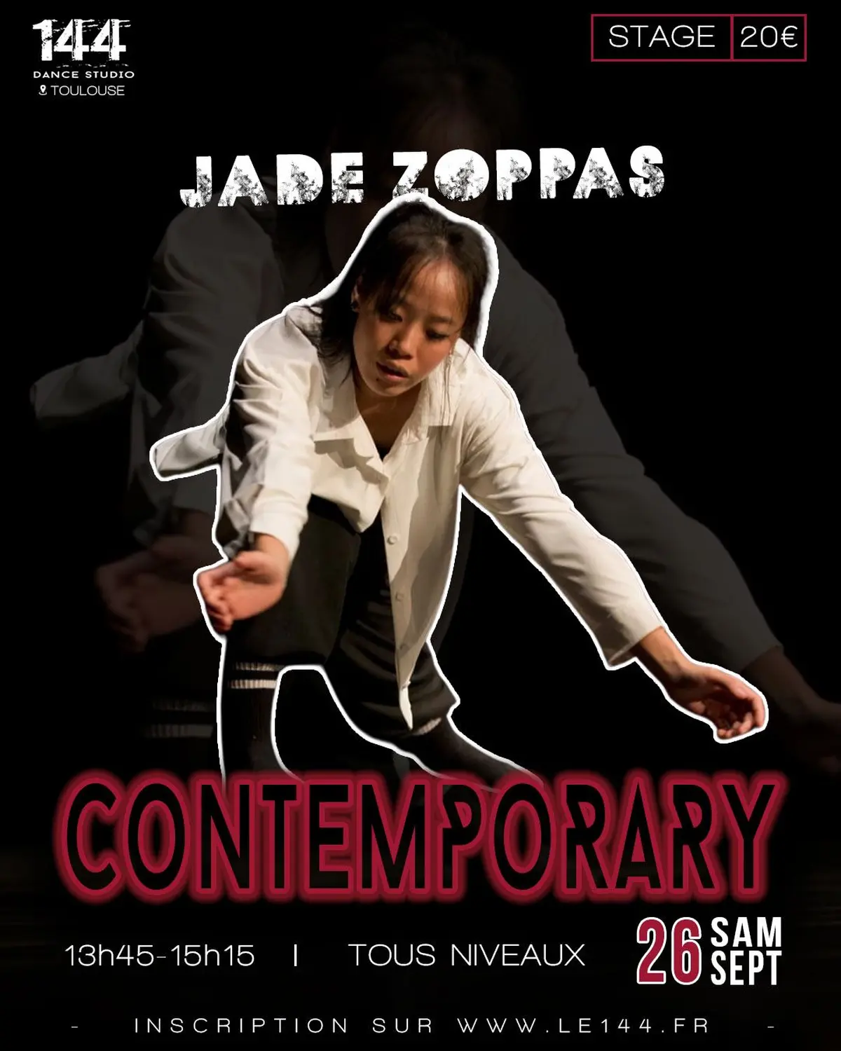 Stage de Contemporary avec Jade Zoppas