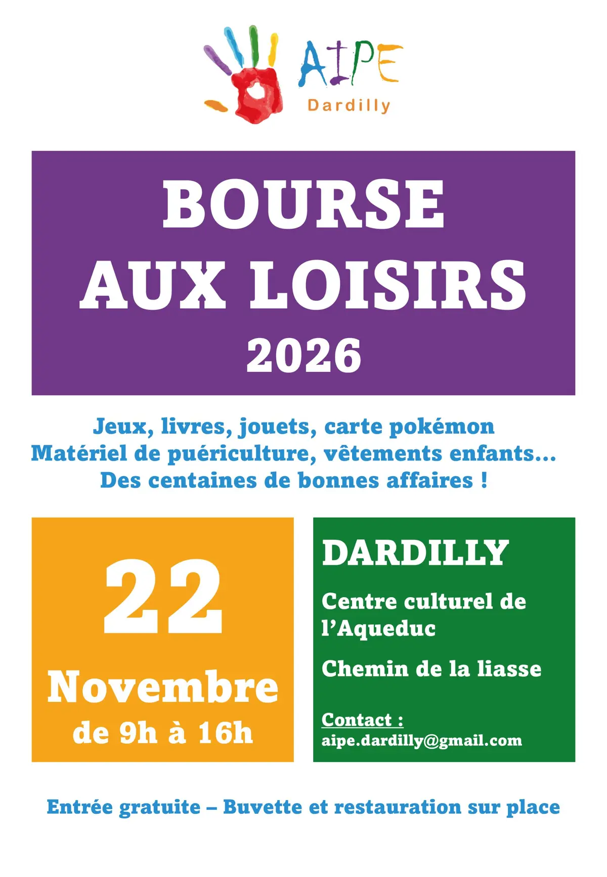 Bourse Aux Loisirs (BAL) - AIPE DARDILLY