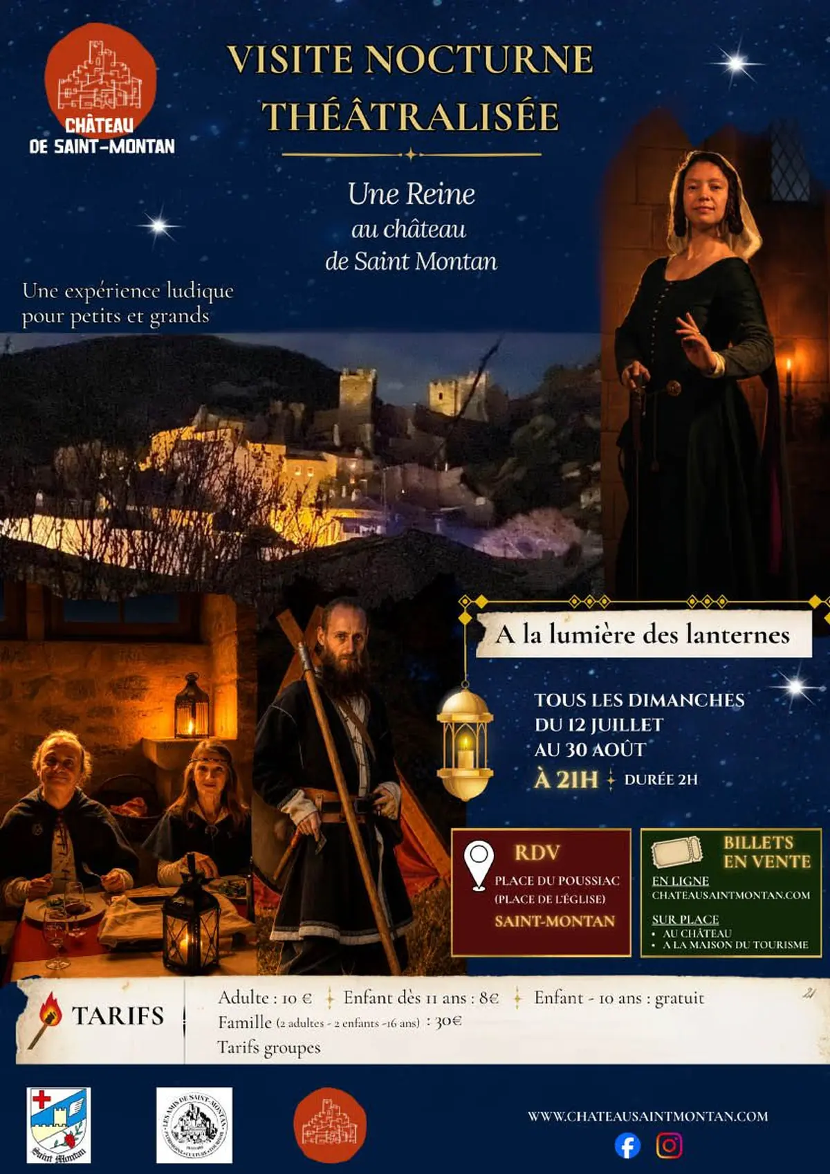 Visite théâtralisée nocturne 