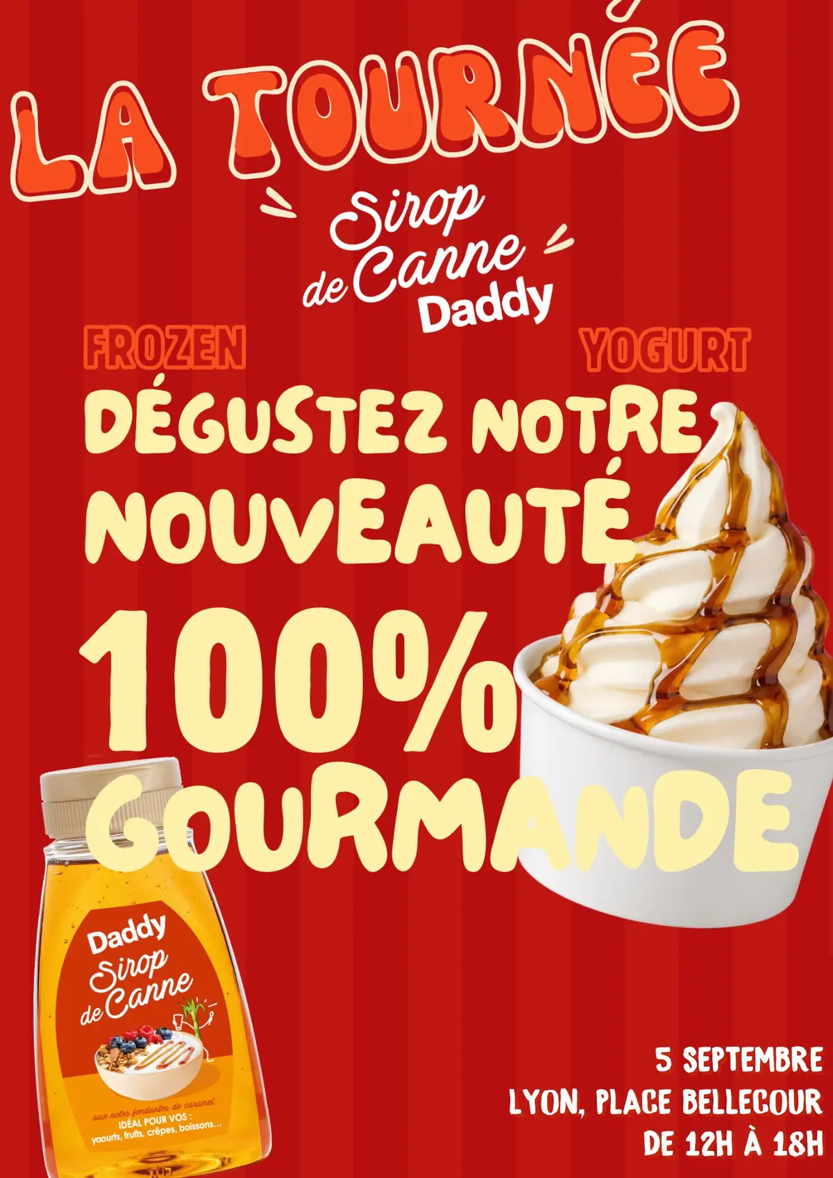 Le 5 Septembre, Daddy investit la Place Bellecour pour une pause gourmande !