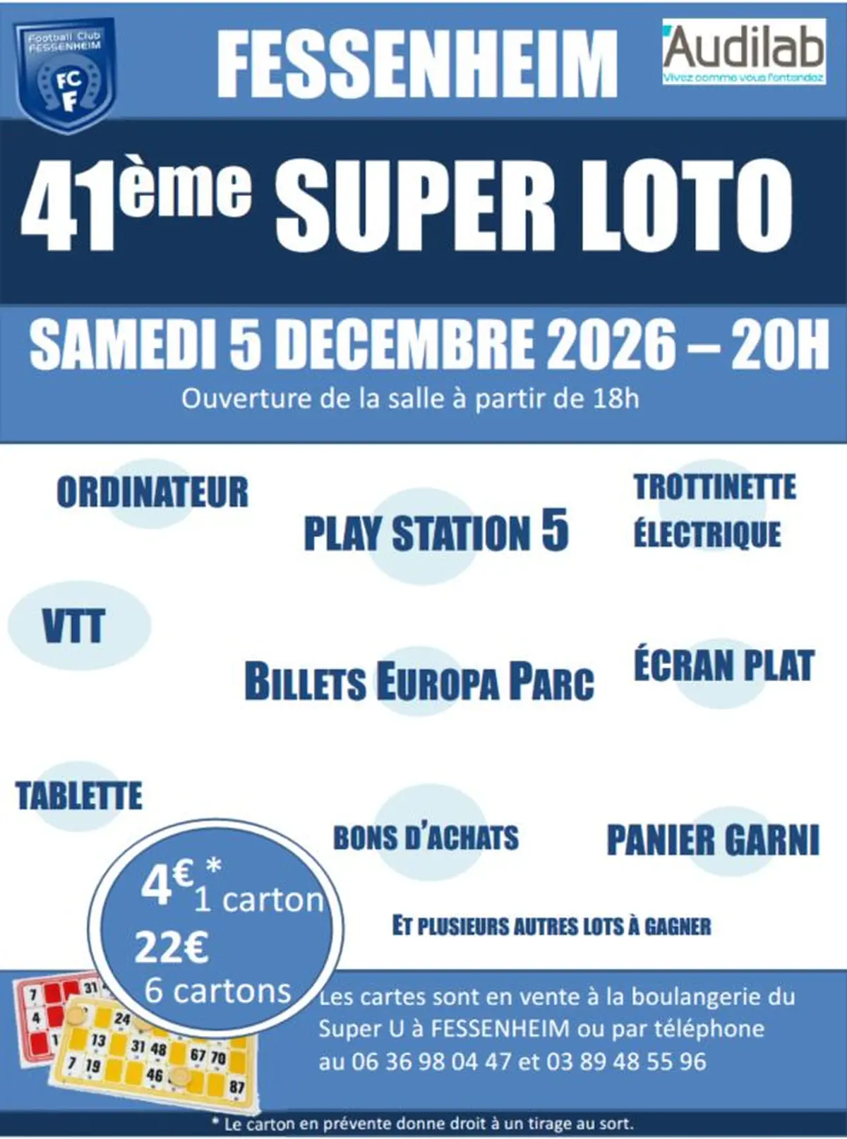 41 ème super grand Loto Du Fc Fessenheim
