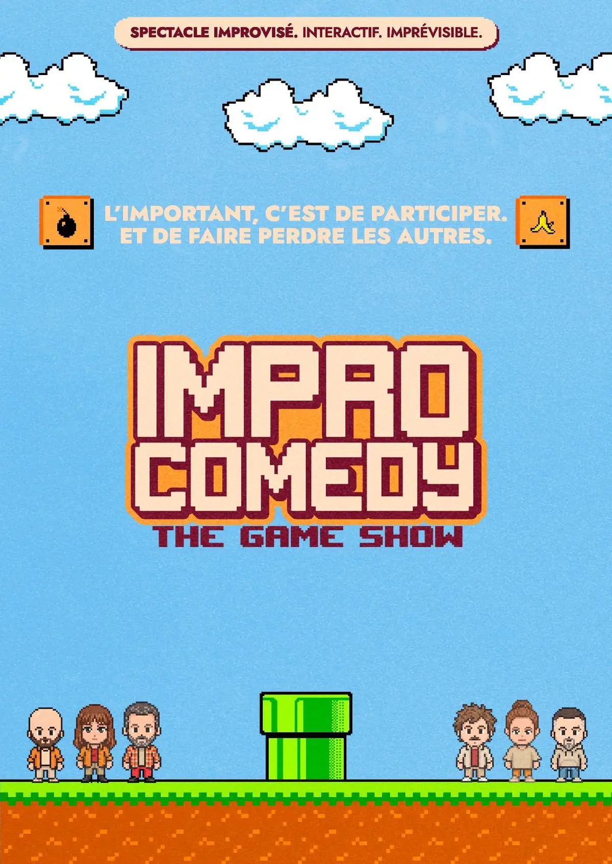Impro Comedy Live - The Game Show - Le Palais