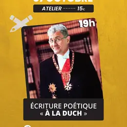 Atelier d'écriture poétique