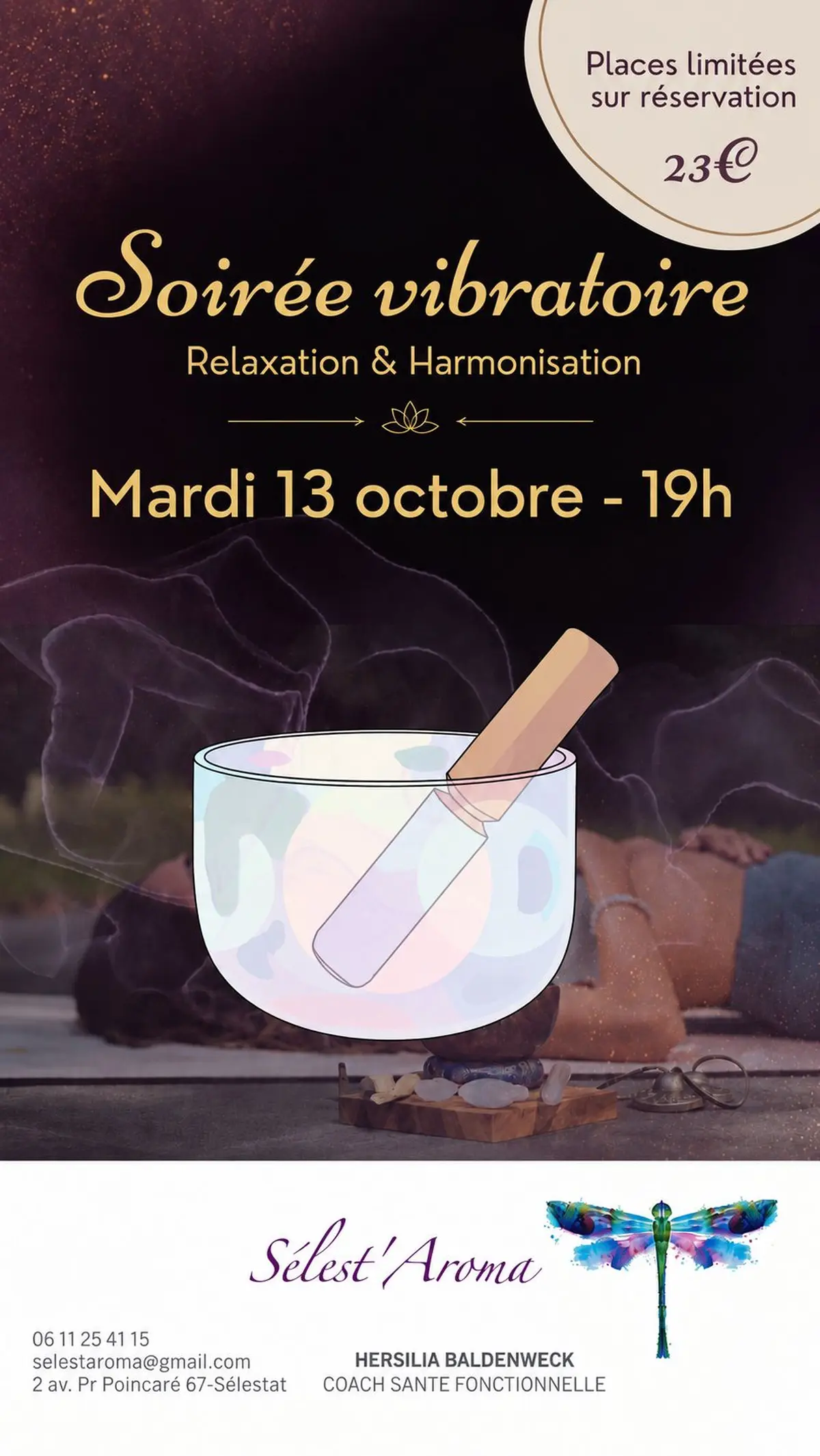 Soirée Vibratoire - voyage sonore & vibratoire aux bols tibétains