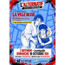 La Ville Bleue, une pièce d'Astrid Poly par la Cie Les Herbes Sauvages