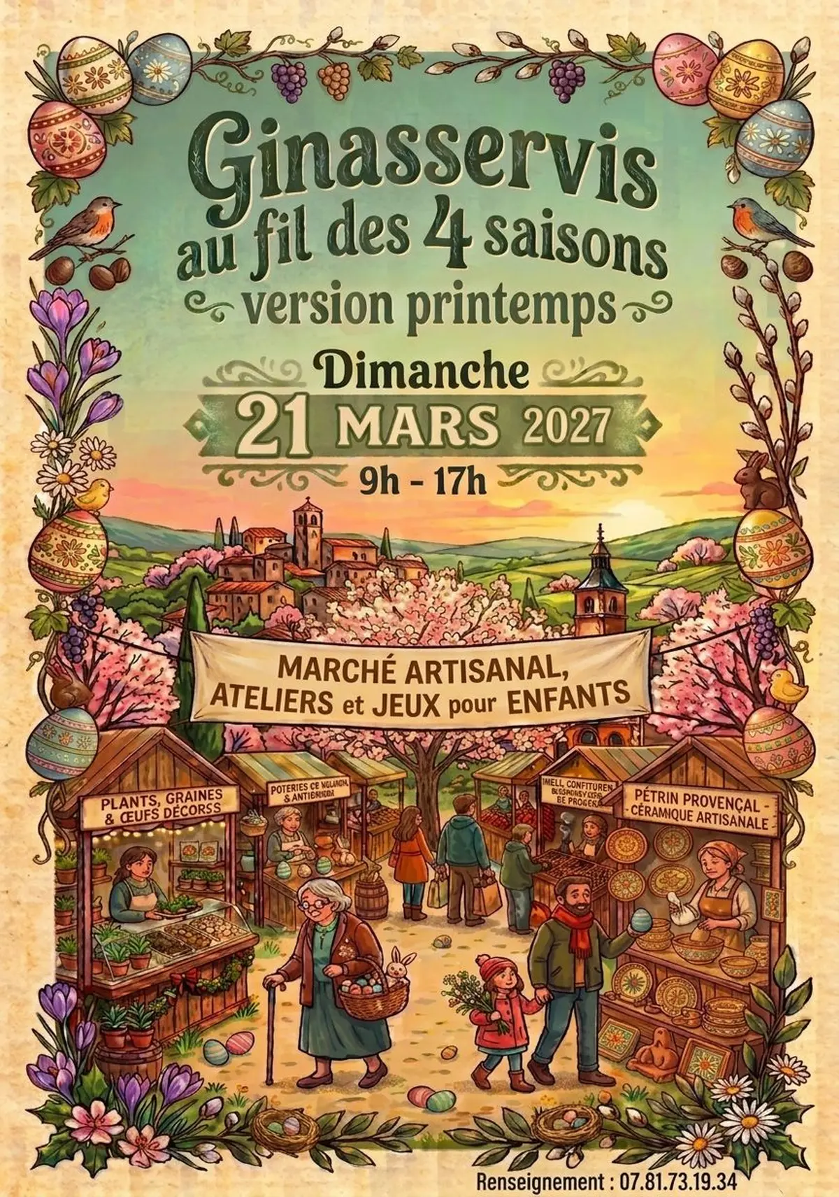 Ginasservis au fil des 4 saisons : version printemps