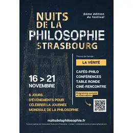 Festival Nuits de la philosophie à Strasbourg ! 