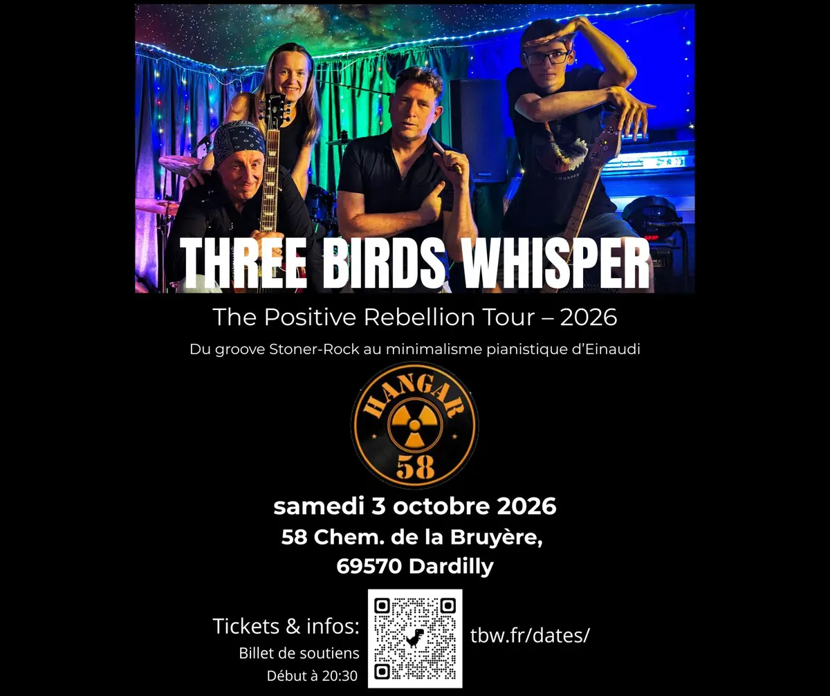 Three Birds Whisper en concert au Hangar 58 ! (Prix libre et conscient)